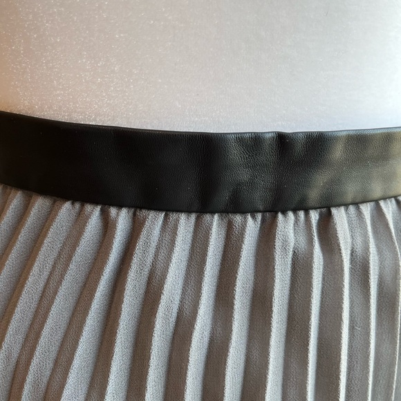 Banana Republic Gray Pleated Mid Skirt NWT - Picture 5 of 10